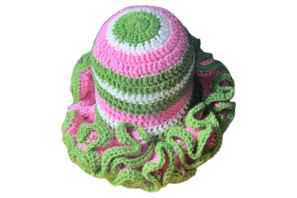 Custom Handmade Crochet Ruffle Hat