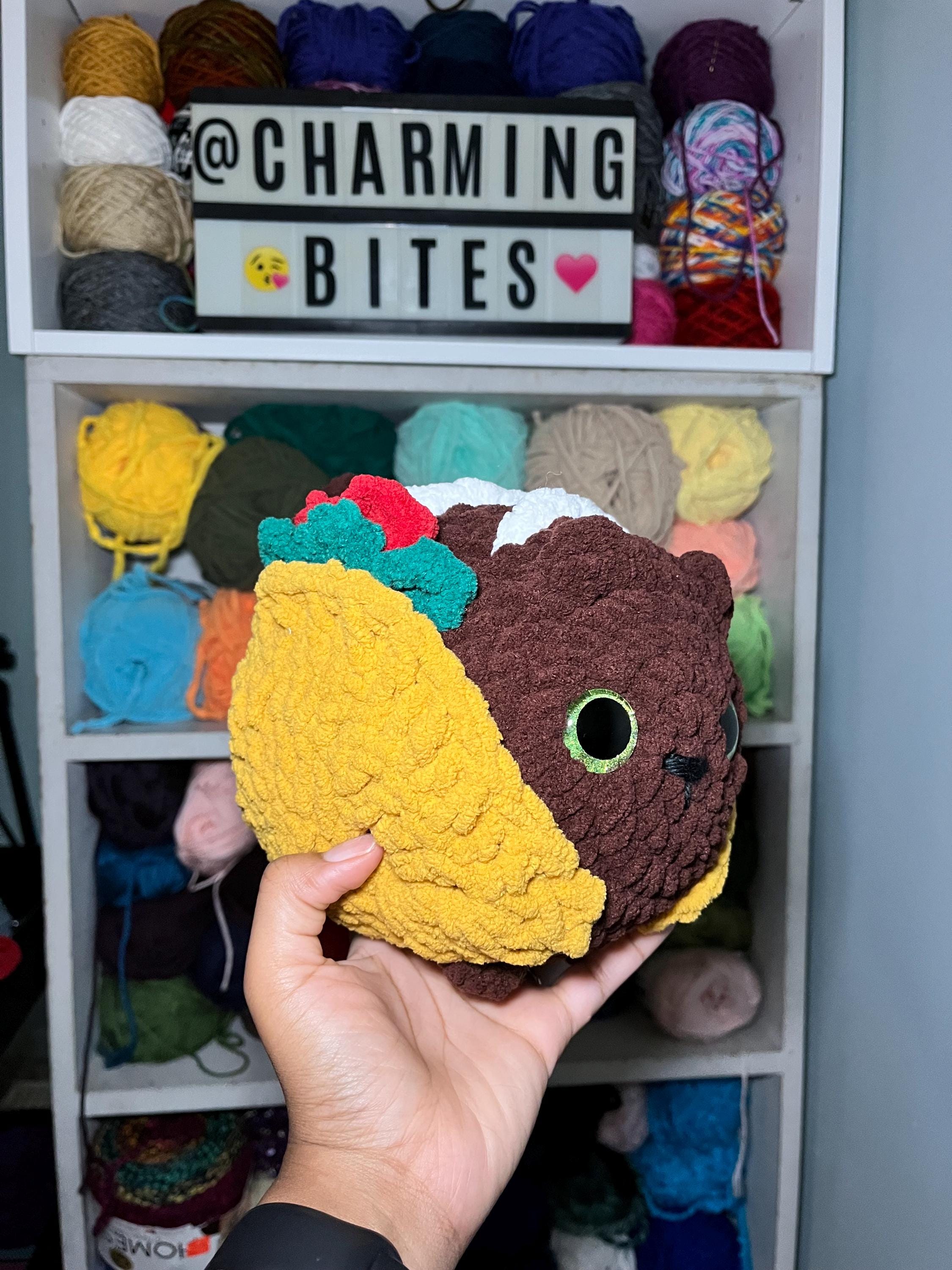 Food-Themed Cat Plushies – Adorable Handmade Crochet Loaf Cats