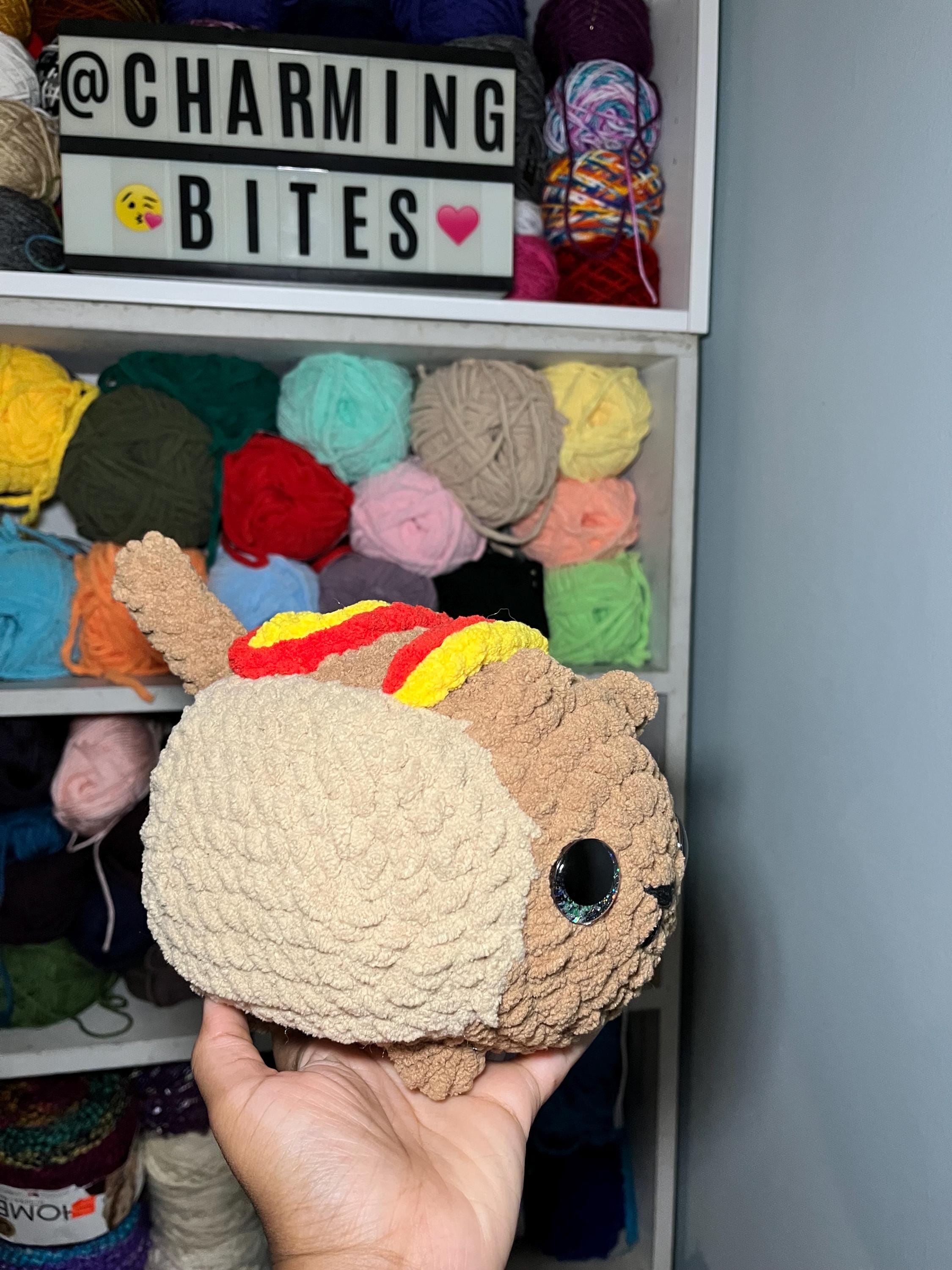 Food-Themed Cat Plushies – Adorable Handmade Crochet Loaf Cats