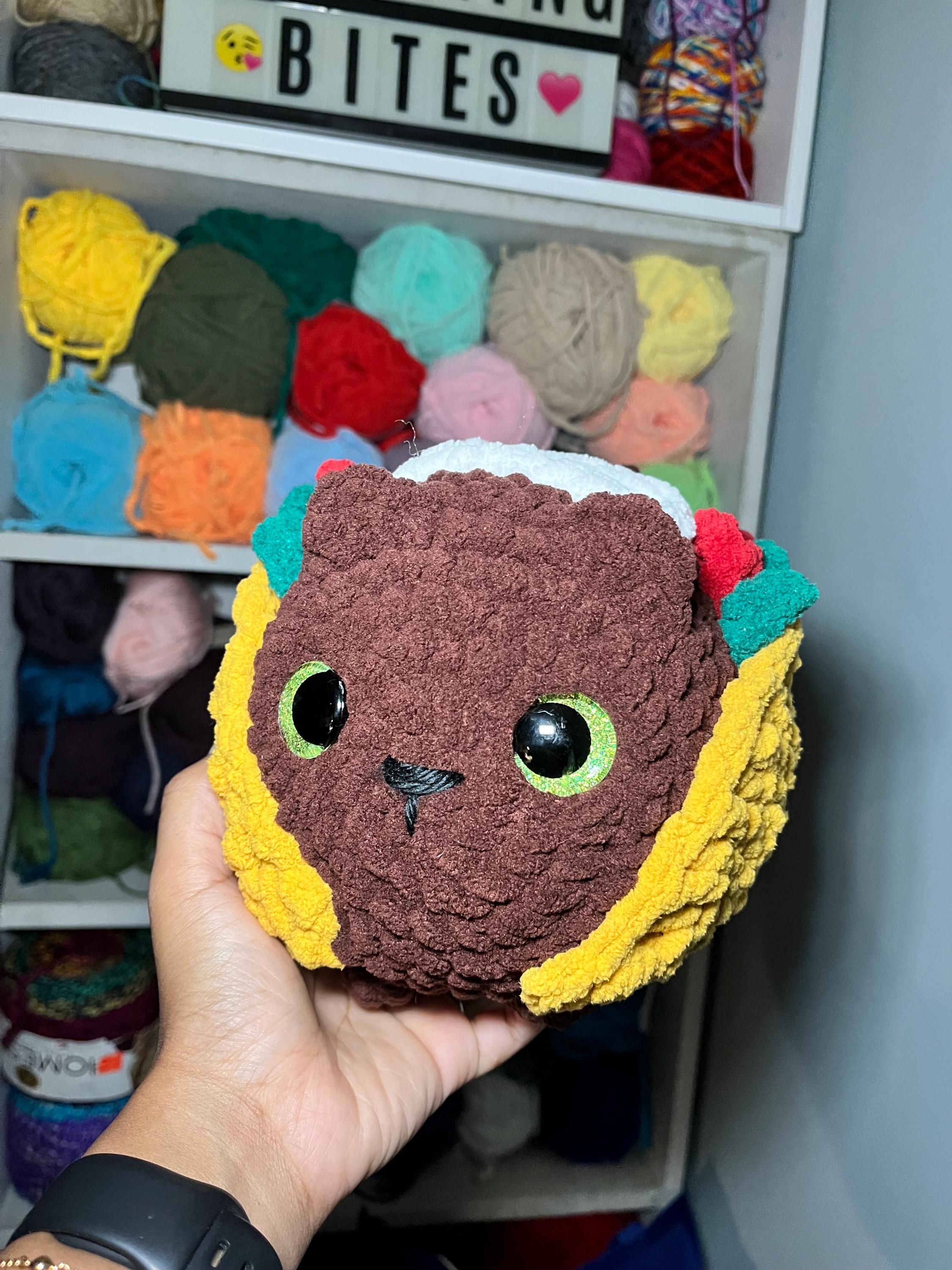 Food-Themed Cat Plushies – Adorable Handmade Crochet Loaf Cats